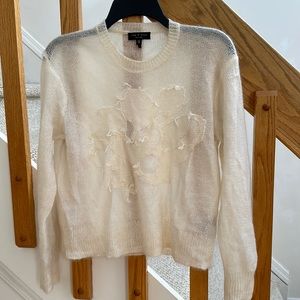 Women’s Rag & Bone sweater, xs, white/cream,